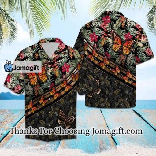 [Fashionable] Butterfly Floral Hawaiian Shirt Gift