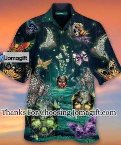 [Available Now] Butterfly Skull Hawaiian Shirt Gift