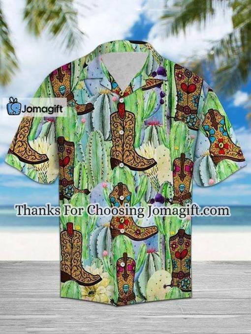 [Available Now] Cactus Boots Hawaiian Shirt Gift