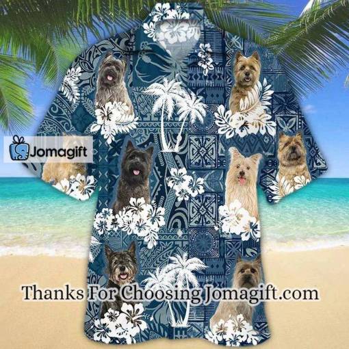 [Fashionable] Cairn Terrier Hawaiian Shirt, Cairn Terrier Summer Aloha Hawaiian Shirt Gift