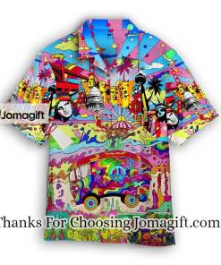 [Stylish] Colorful Hippie Feeling Groovy Hawaiian Shirt Gift