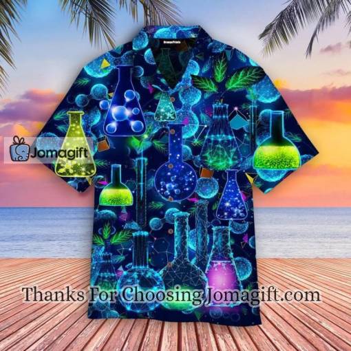 [Comfortable] Chemistry Neon Hawaiian Shirt