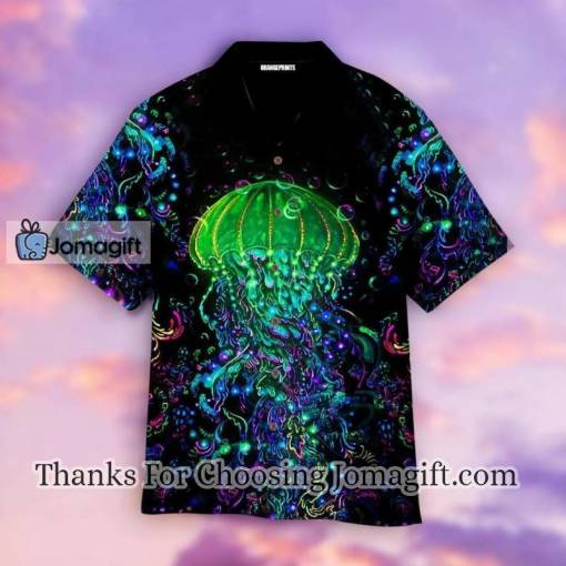[Comfortable] Jellyfish Psychedelic Hawaiian Shirt