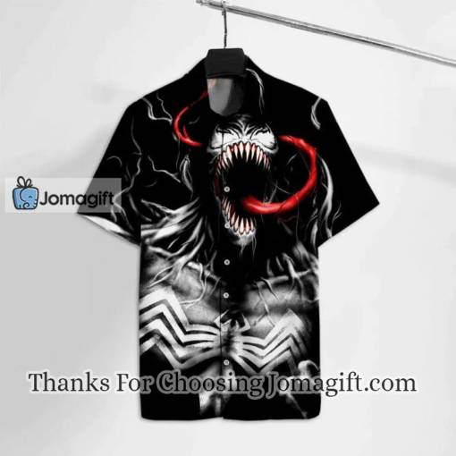 [Comfortable] Mv Hawaiian Shirt Black Venom Cool [Amazing] Venom