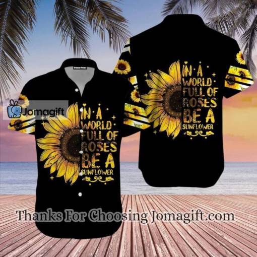 [Comfortable] Sunflower In A World Hippie Hawaiian Shirt