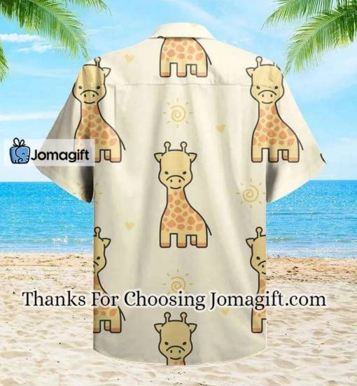 [High-Quality] Cute Giraffa Yellow Hawaiian Shirt 3D Gift