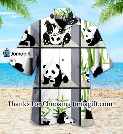[High-Quality] Cute Panda Green Hawaiian Shirt 3D Gift
