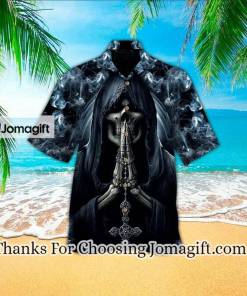 [High-Quality] Dilligaf Flame Skull With G Hawaiian Shirt, Perfect Skull Clothing Gift