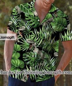 Dinosaur In Deep Forest Design Hawaiian Shirt 2