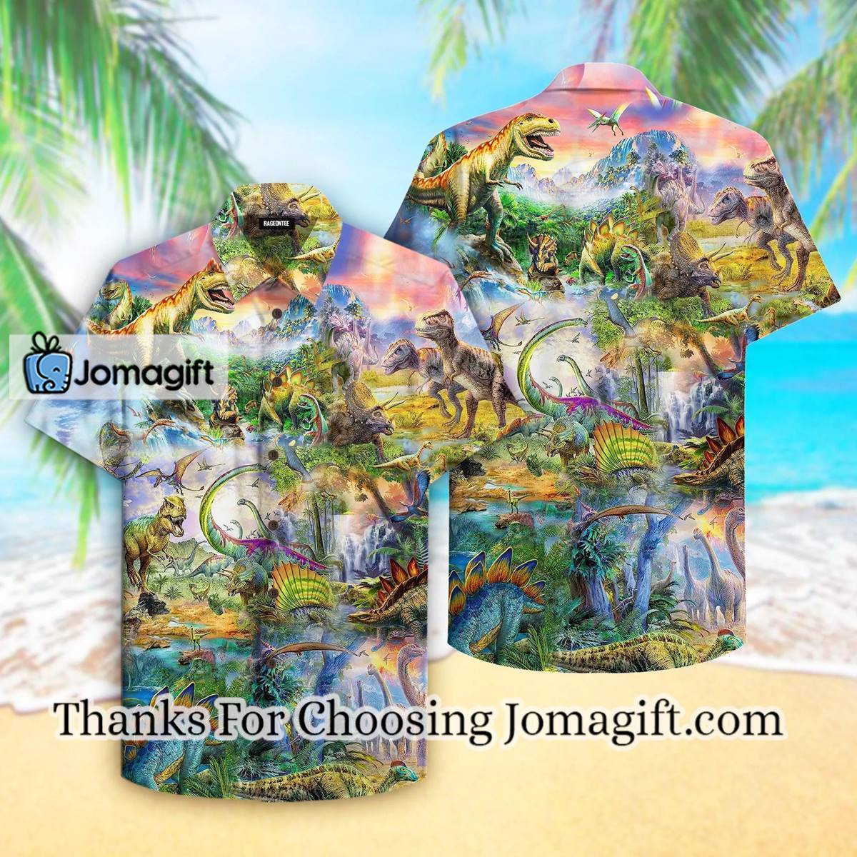 Dinosaur Island Hawaiian Shirt HW4209