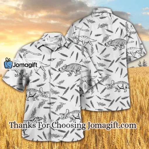 [High-Quality] Dinosaur Pattern Hawaiian Shirt, Dinosaurs Shirt, Dinosaurs Hawaiian shirt Gift