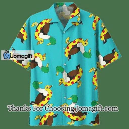 [High-Quality] Dramatic Duck Background Hawaiian Shirt Gift