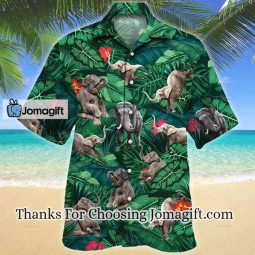 [High-Quality] Elephant Lovers Gift Hawaiian Shirt, Animal Elephant Hawaiian Shirt Men Gift