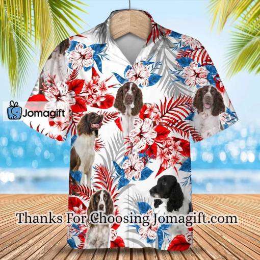 [High-Quality] English Springer Spaniel Hawaiian Shirt, Men Hawaiian shirt Gift