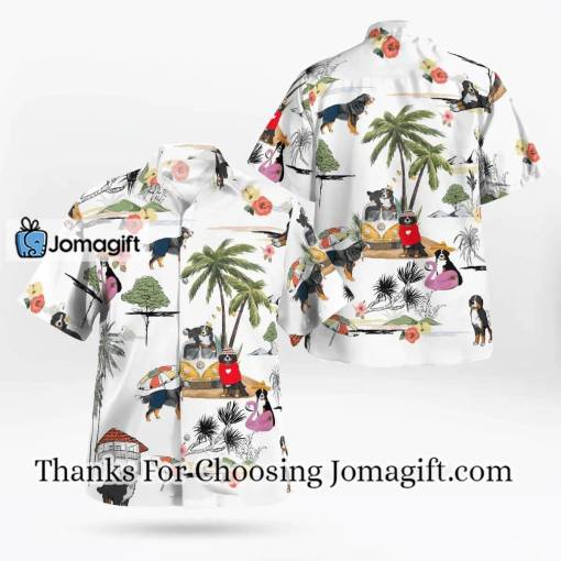 [High-Quality] Entlebucher Mountain On The Beach Unisex Hawaiian Shirts Gift