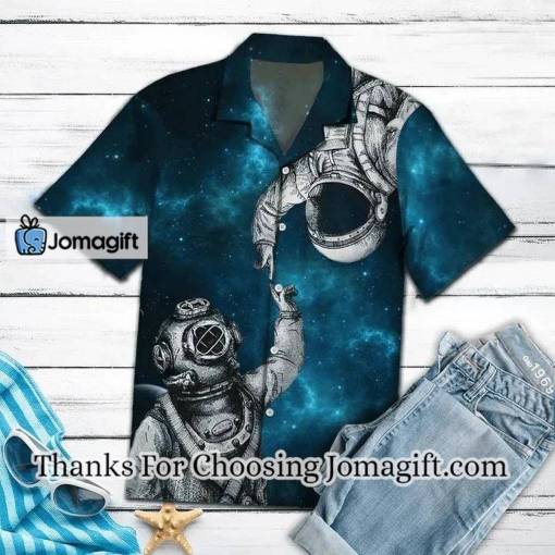 [High-Quality] Everything’s Falling Into Space With Astronaut Hawaiian Shirt Gift
