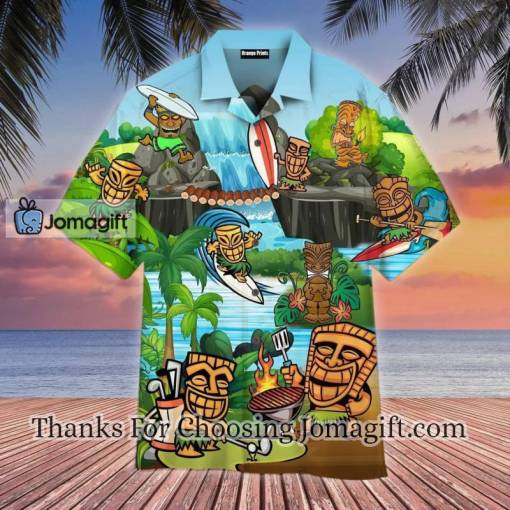 [Fashionable] Tiki Keep Saying Aloha Tiki Hawaii Hawaiian Shirt