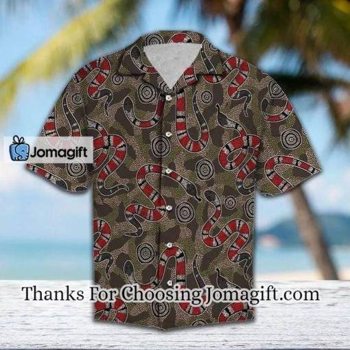 [Comfortable] Felacia Aboriginal Snake Unisex Hawaiian Shirt Gift