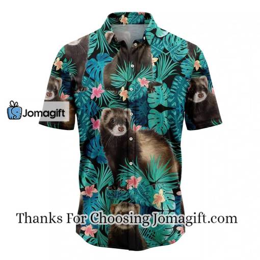 [Comfortable] Ferret Tropical Hawaiian Shirt Gift