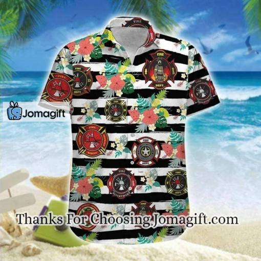 [Available Now] Firefighter Badges Hawaiian Shirt Gift
