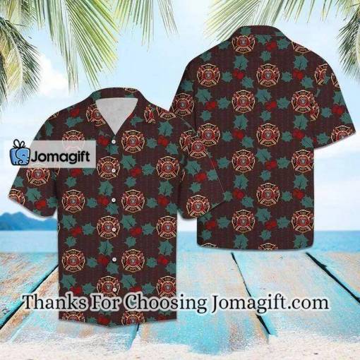 [Available Now] Firefighter Leaves Hawaiian Shirt Gift