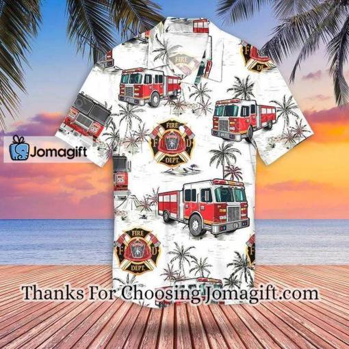 [Comfortable] Firefighter Truck Hawaiian Shirt Set  Unisex Gift