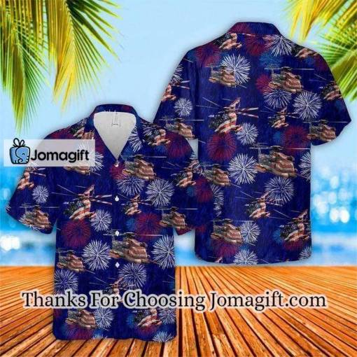 [Available Now] Fireworks Of 4th July American Flag Hawaiian Shirt Gift