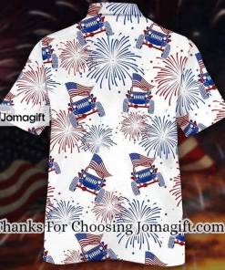 [Comfortable] Flag Jeeps And Fireworks Beautiful Hawaiian Shirt Gift