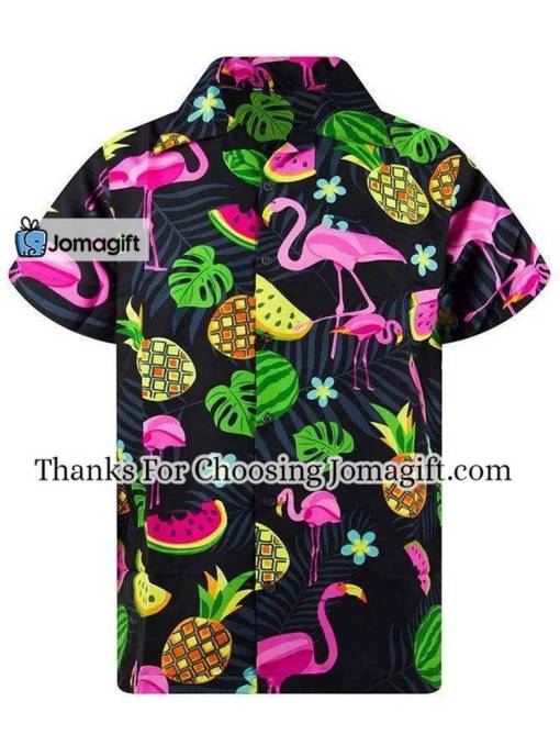 [Comfortable] Floral Flamingo Hawaiian Shirt Gift