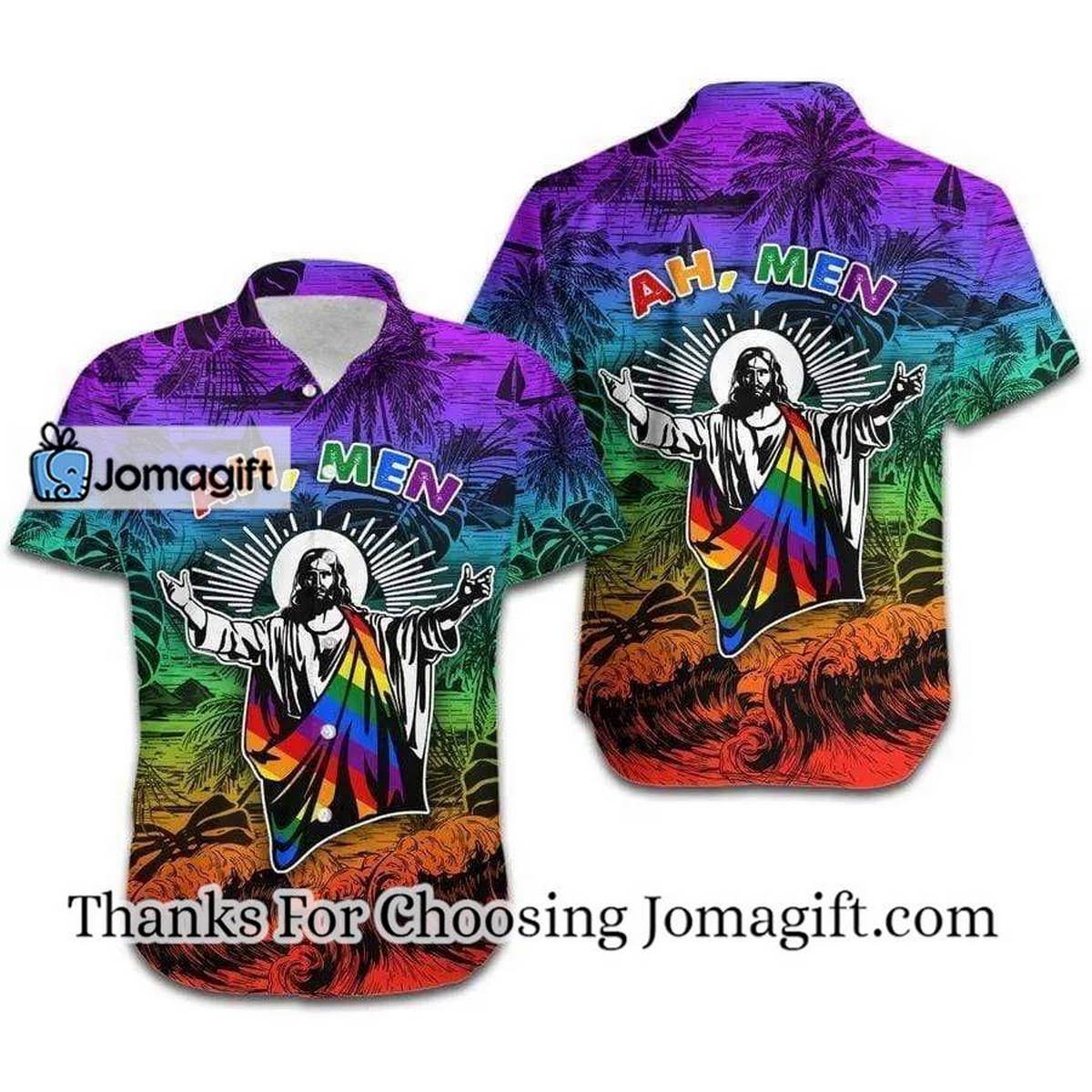 Funny Jesus Hawaiian Shirt HW7404