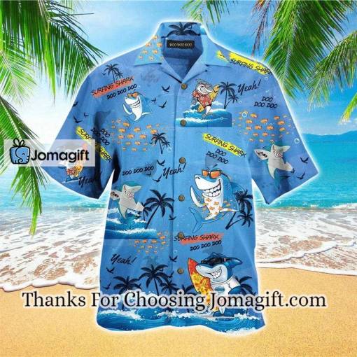 [Comfortable] Funny Shark Hawaiian Shirt, Perfect Hawaiian Shirt Shark Lover Gift