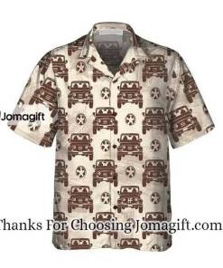 Gift For Cars Lovers Retro Jeeps Seamless Pattern Hawaiian Shirt 1