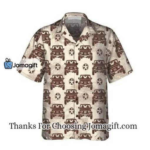 [Comfortable] Gift For Cars Lovers Retro Jeeps Seamless Pattern Hawaiian Shirt Gift