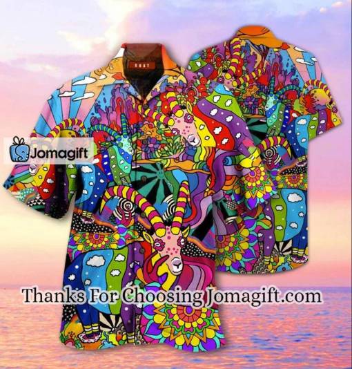 [Available Now] Goats Hippie Hawaiian Shirt Gift