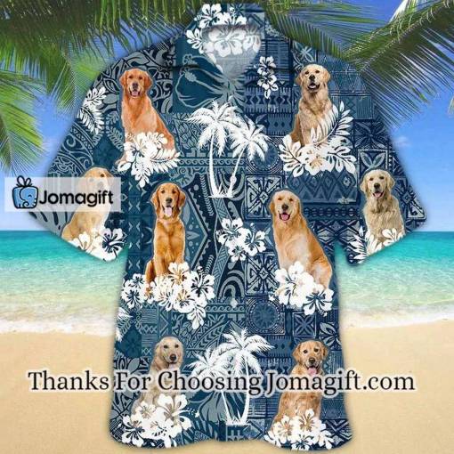 [Best-Selling] Golden Retriever Hawaiian Shirt Gift
