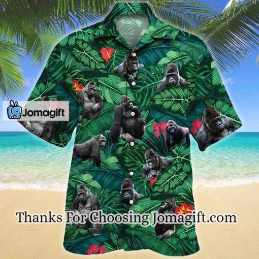 [Best-Selling] Gorilla Lovers Gift Hawaiian Shirt, Gorilla Gift