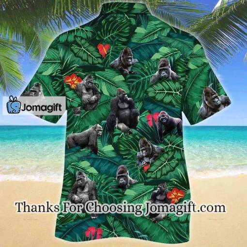 [Best-Selling] Gorilla Lovers Gift Hawaiian Shirt, Gorilla Gift
