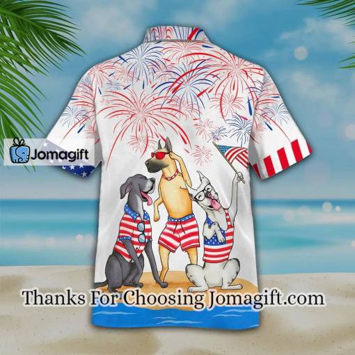 [Best-Selling] Great Dane Hawaiian Shirt Independence Is Coming Gift