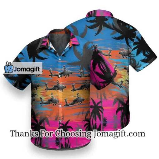 [Best-Selling] Great Helicopter Flies Dawn Sky Hawaiian Shirt Gift