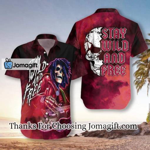 [Best-Selling] Guitar Stay Wild And Free Hawaiian Shirt Gift