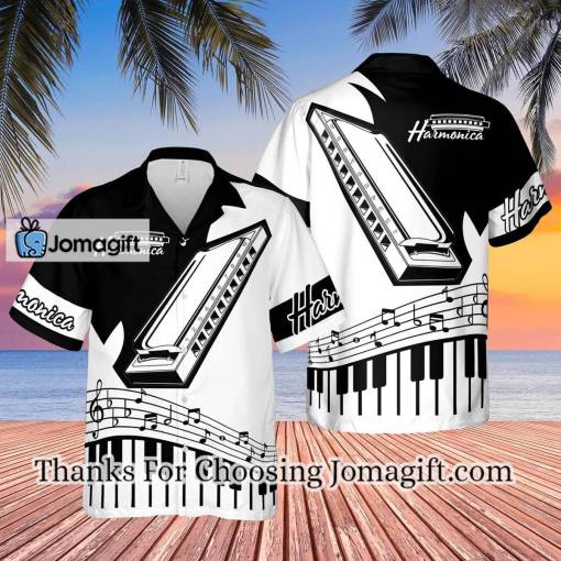 [Personalized] Harmonica Music Hawaiian Shirt Gift