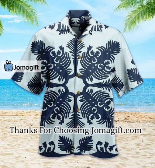 [Best-Selling] Hawaiian Flower Blue Hawaiian Shirt 3D, Coral Hawaiian Shirt Gift
