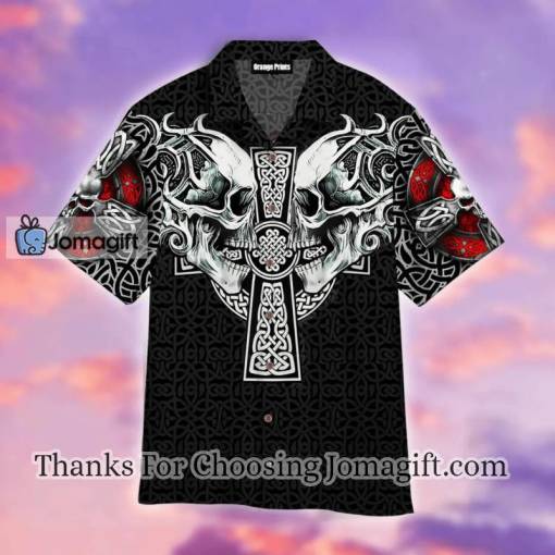 [High-quality] Celtic Skulls Hawaiian Shirt