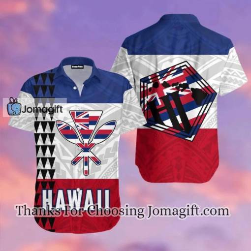 [High-quality] Hawaii Flag Polynesian Hawaiian Shirt