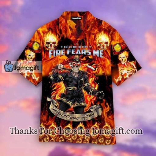 [High-quality] Skull Firefighter Hawaiian Shirt