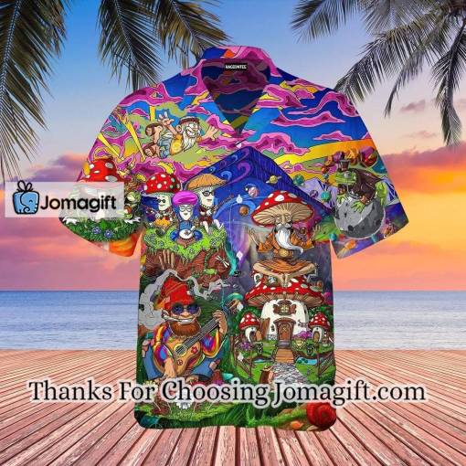 [Personalized] Hippie Mushroom Hawaiian Shirt Gift