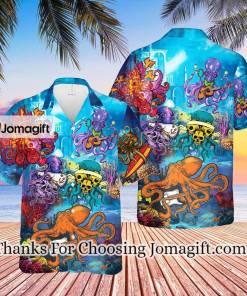 Hippie Octopus Love Music Hawaiian Shirt For Aloha Shirt AH2031
