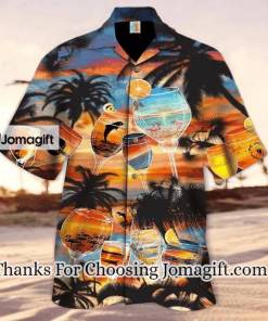 [Personalized] It’s Time For Wine Hawaiian Shirt Gift