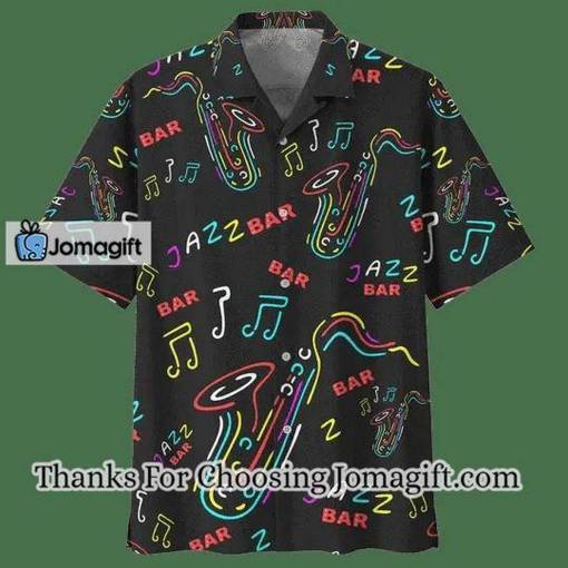 [Limited Edition] Jazz Saxophone Background Design Hawaiian Shirt Gift