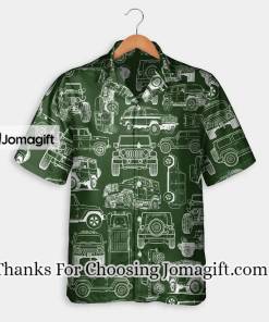 Jeep pattern Hawaiian Shirt Summer gift Mens Short Sleeve Aloha Beach Shirt AH2031 1